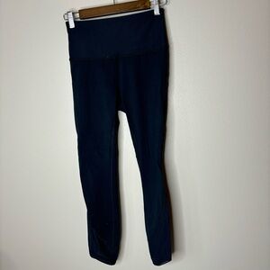 Lululemon Navy Mesh Ankle Length Leggings 6